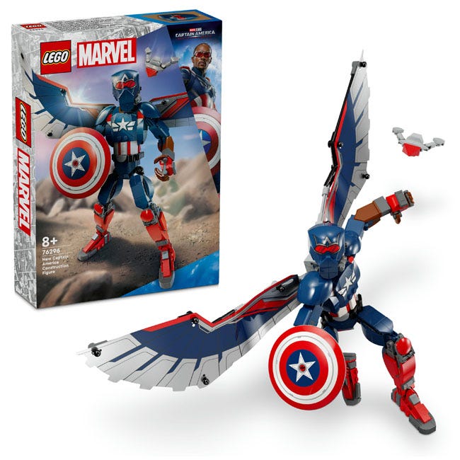 Lego Marvel New Captain America Construction Figure