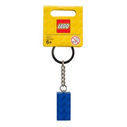 Lego Iq Minifigures 2X4 Keychain Light-Brick Blue